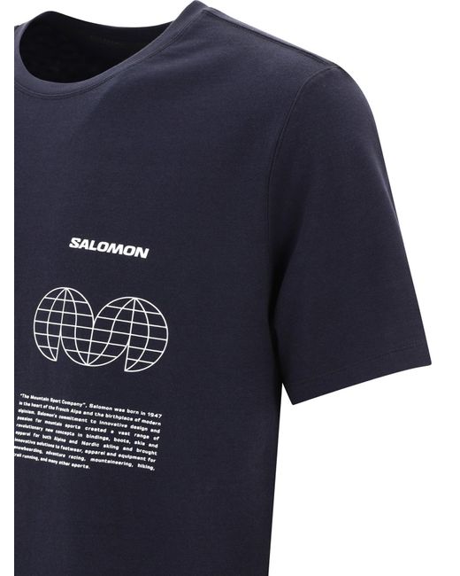 "Globe Graphic" T-shirt Salomon pour homme en coloris Blue