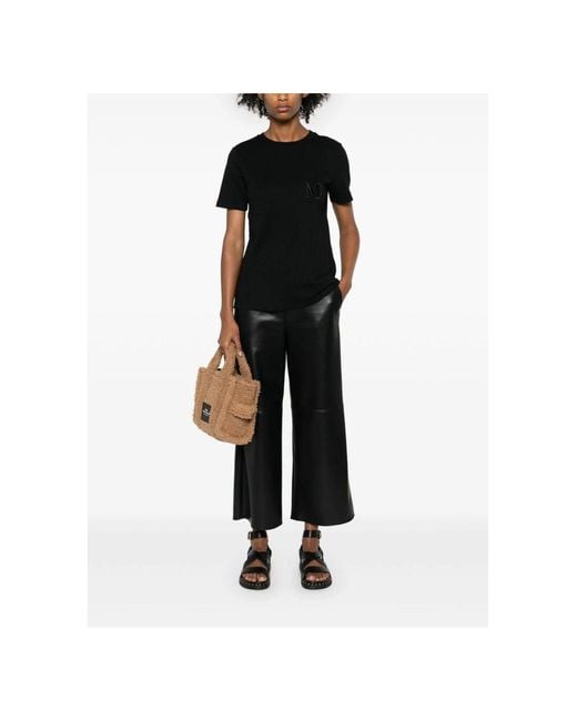 Max Mara Black Tshirt Short Sleeves