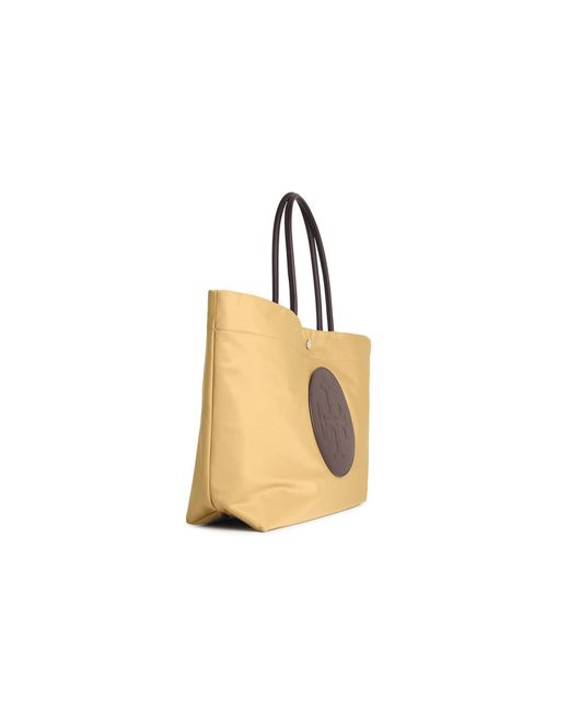 Tory Burch Natural Large 'Ella Twist' Bag