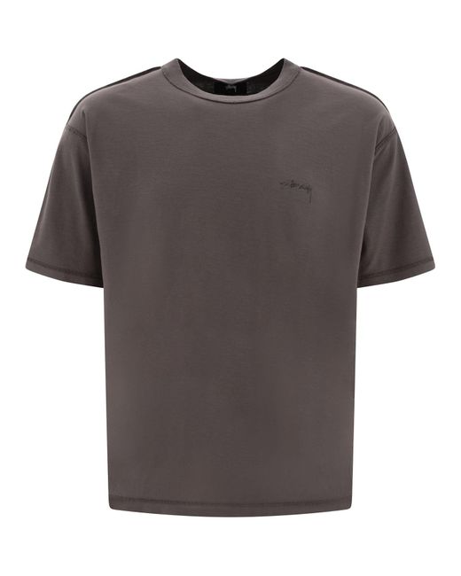 T-shirt "paresseux" Stussy pour homme en coloris Gray
