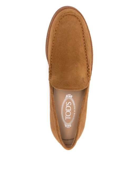 Tod's Tod 's Wildleder -Leder anziehen in Brown für Herren