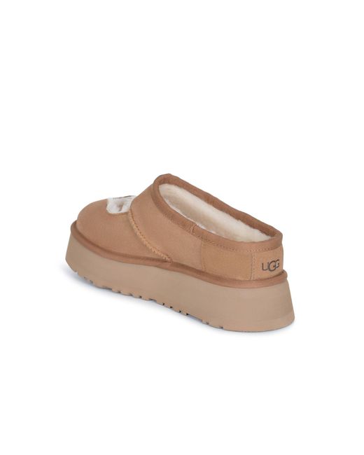 Ugg Brown 'Bea Mary Jane' Pantoffeln aus Wildleder.