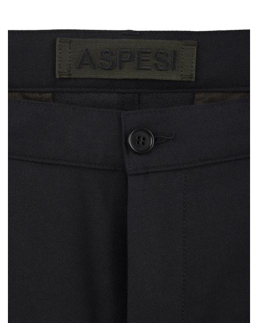 Aspesi Broek Blauw in het Blue voor heren
