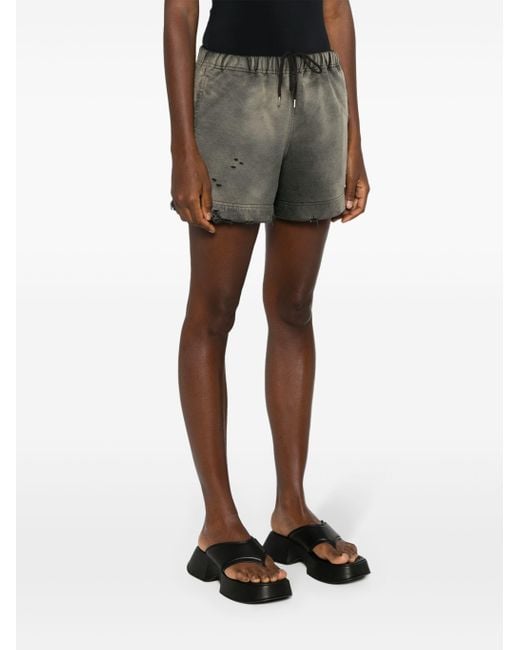 Bermudas con efecto envejecido Maison Mihara Yasuhiro de color Gray