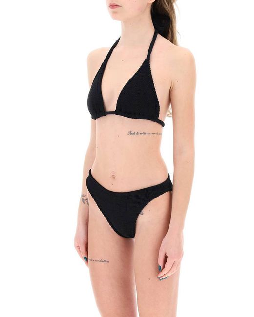 Hunza G Tammy Bikini Ingesteld Voor in het Black