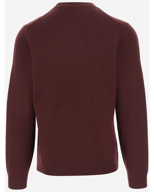 Vince Purple Wool And Cashmere Sweater for men