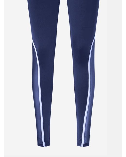 Pinko Pantalone leggings In Technische Stof in het Blue