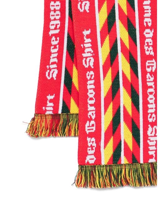 Comme des Garçons Red Scarf for men