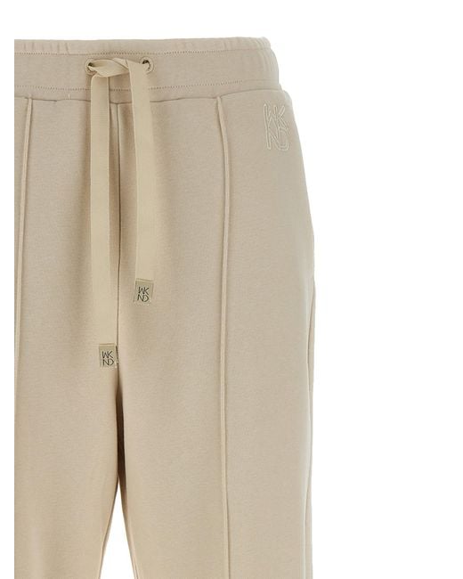 Weekend by Maxmara 'folk' joggers in het Natural