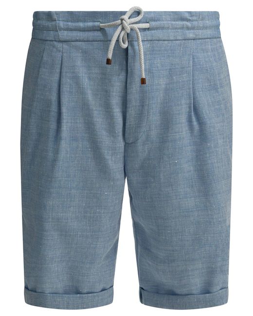 Brunello Cucinelli Short in het Blue voor heren