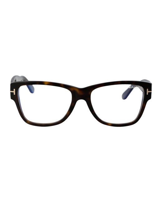 Tom Ford Brown Avana Scura Acetate Optical Glasses