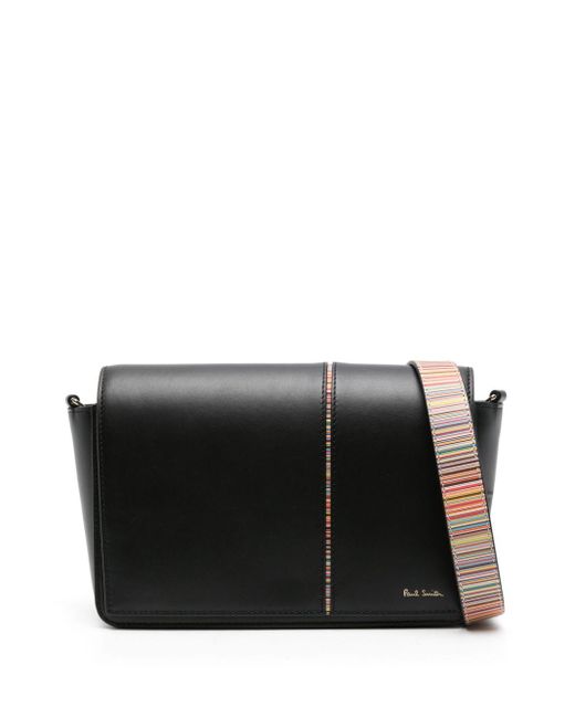 Paul Smith Black Signature Stripe Umhängetasche