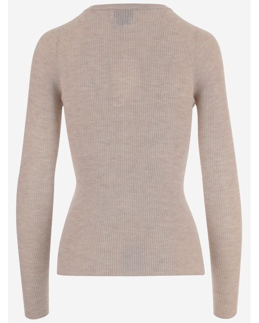 Sa Su Phi Natural Cashmere And Silk Knit