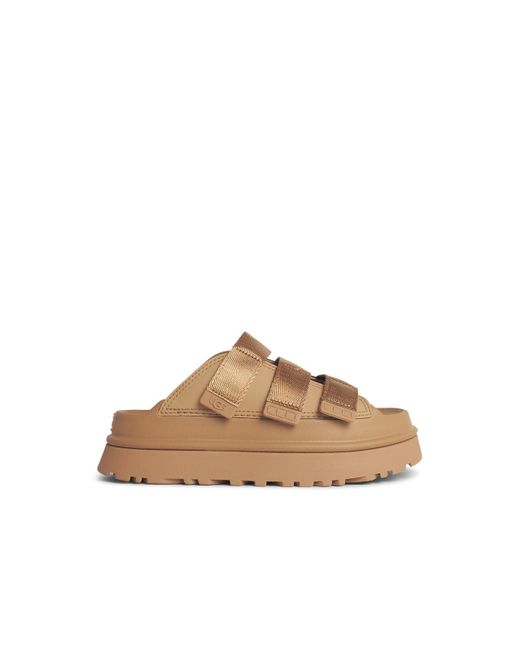 Ugg 'goldenglow' Slippers In Beige Stoffen Blend in het Brown