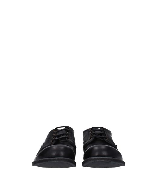 Dolce & Gabbana Black Dolce&Gabbana Derby Re Edition Uomo Pelle Nero for men