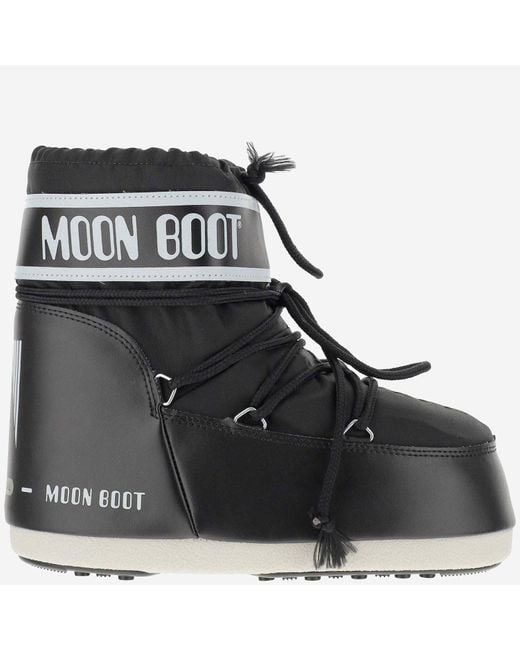 Icona Di Avvio Lunare Stivali Caviglie Basse di Moon Boot in Black