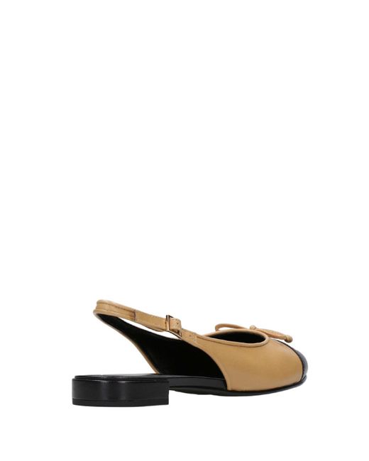 Tory Burch Brown Flat Shoes