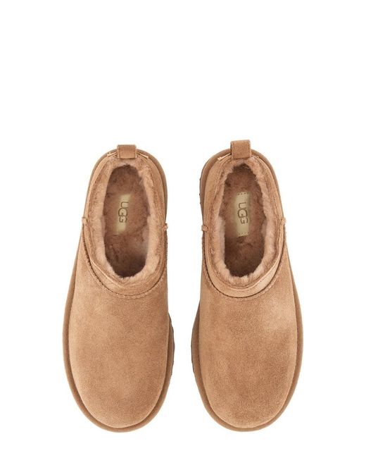 Ugg Brown Classic Micro Boot