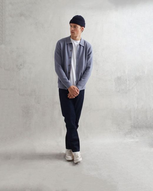 Wax London Shirts in het Blue voor heren