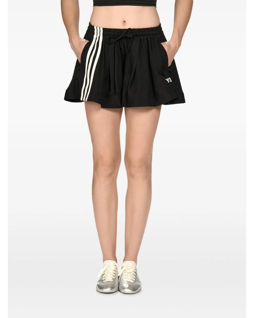 Y-3 Black Tennis Shorts