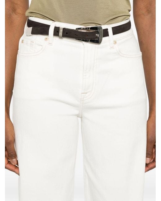 Seven7 White Lotta Denim Jeans