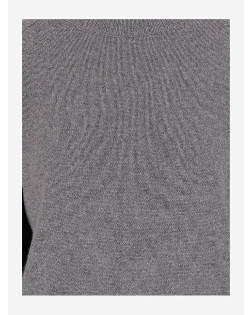 Carven Gray Cashmere Pullover