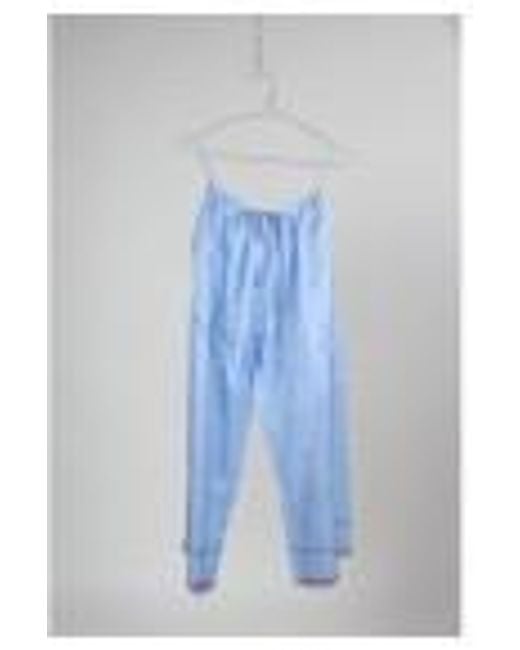 Péro Blue Silk Pants
