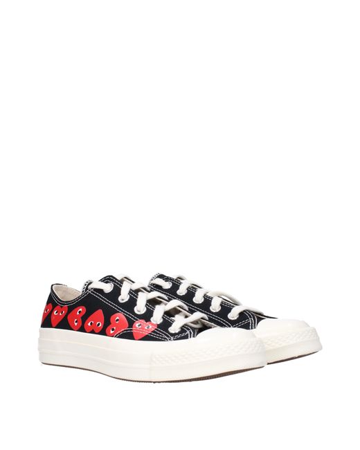 Comme des Garçons Multicolor Converse Sneakers Fabric