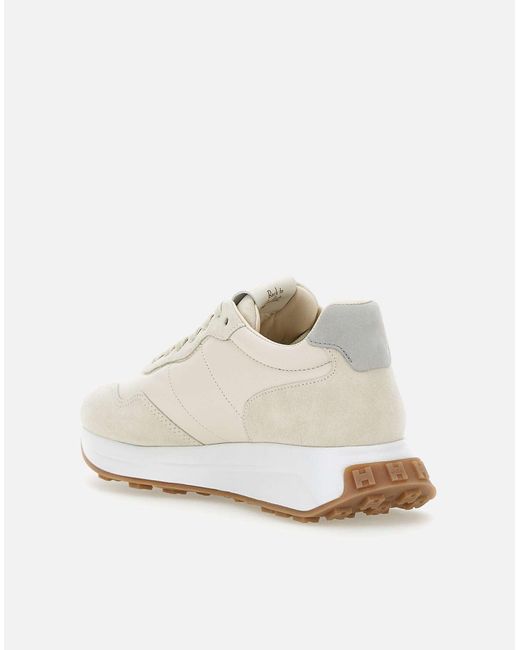 Femmes 's Trainers en daim dans le sucre crème Hogan en coloris White