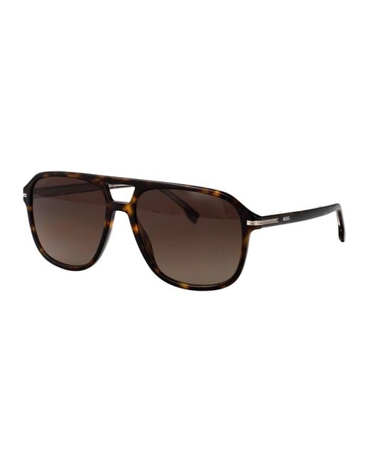 Boss Brown Squared Sunglasses Boss 1751/S 086 for men