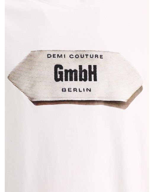 GmbH T -Shirt mit Druck in White für Herren