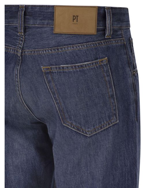 PT Torino Blue Tailored Denim Jeans