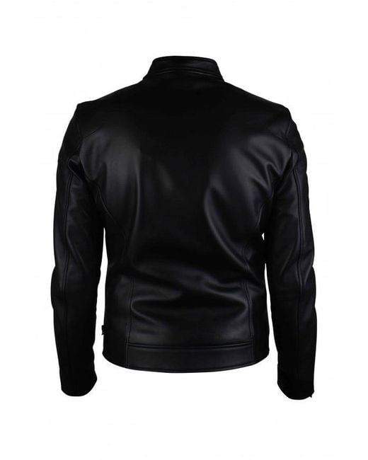 Philipp Plein Black Biker Jacket