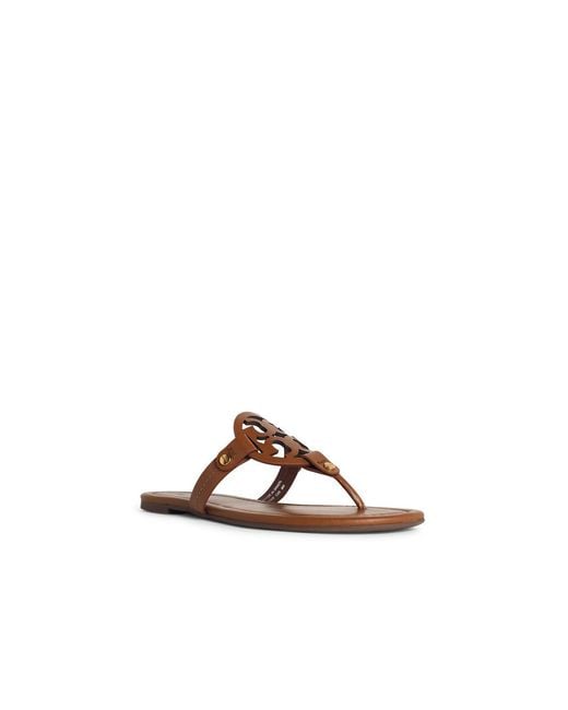 Tory Burch Metallic 'Miller' Lear Flip Flops