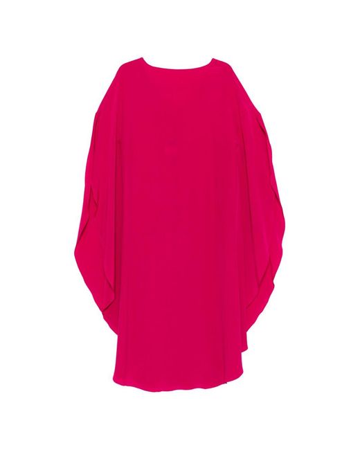 Gianluca Capannolo Pink Silk Midi Dress