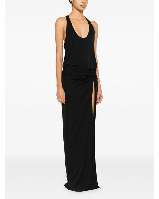 ANDAMANE Juno Tank Maxi Dress in Black | Lyst