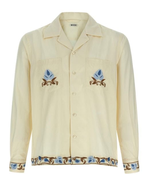 Bode 'noveau Vine'-shirt in het Natural voor heren