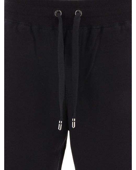 Dolce & Gabbana Jersey Shorts With Logo Tag in Blue for Men Lyst