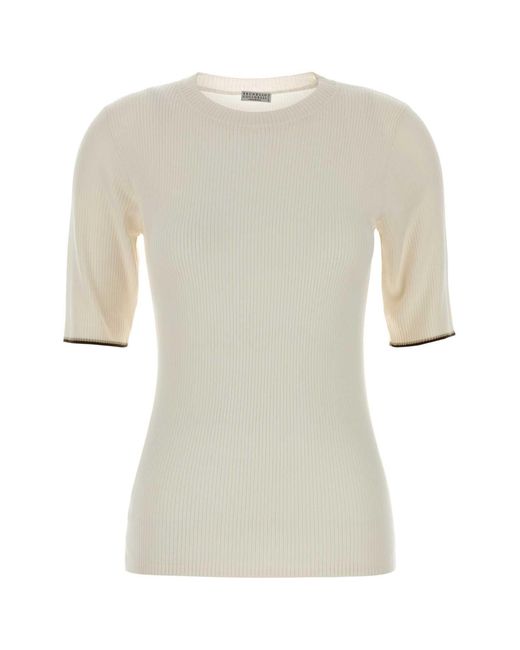Brunello Cucinelli White Tshirt