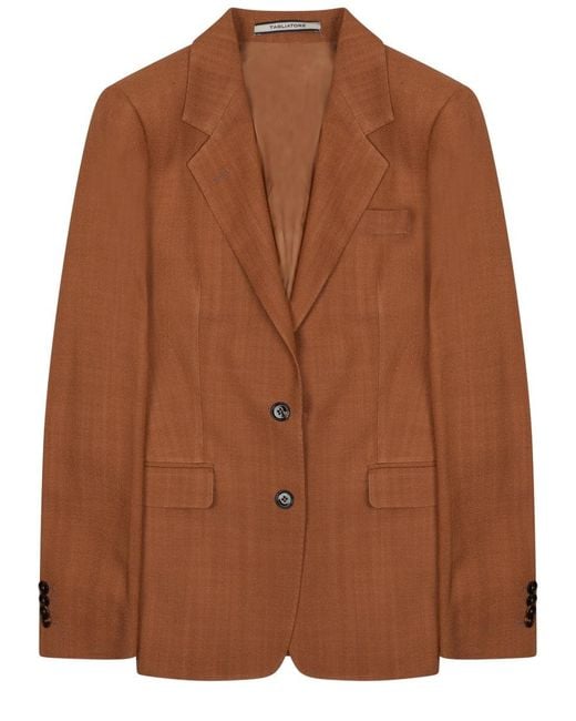 Tagliatore Brown Jacket Parigi Viscose