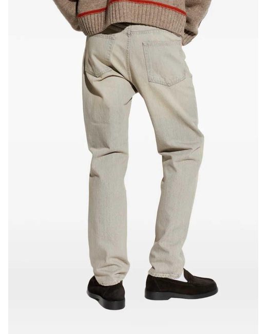 Haikure Gray Faded Effect Jeans for men