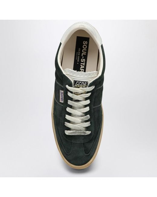 Golden Goose Deluxe Brand Green Soul Star/Milk Sneaker for men