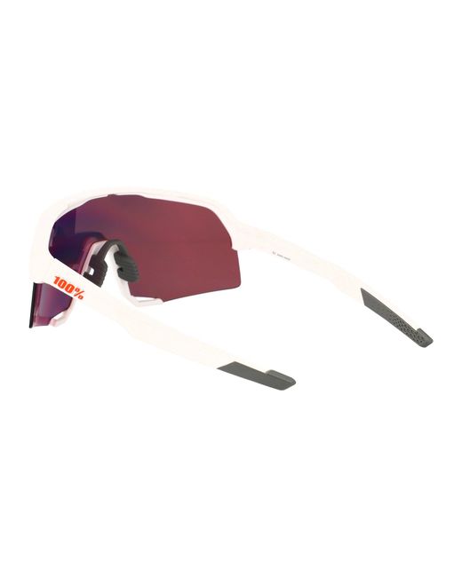 100% Red Soft Tact Polycarbonate Sunglasses