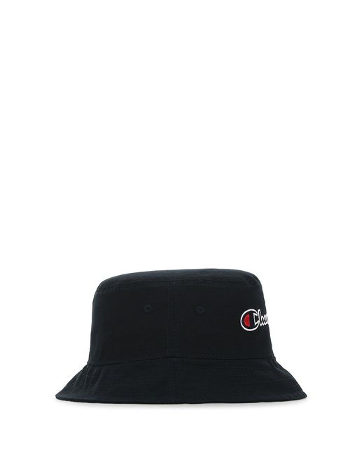 Champion Black Cotton Bucket Hat