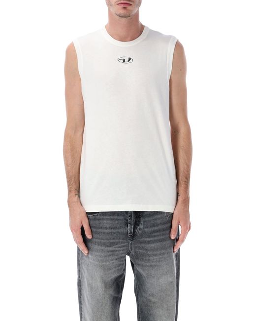 DIESEL White T Shirts And Polos