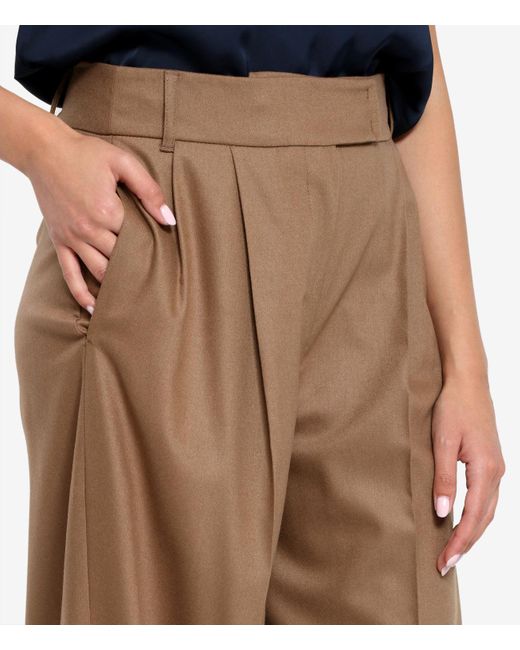 Max Mara Broek Brown in het Natural