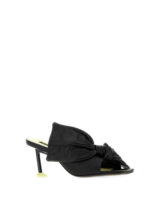 Givenchy Black Solid Boudoir Mules