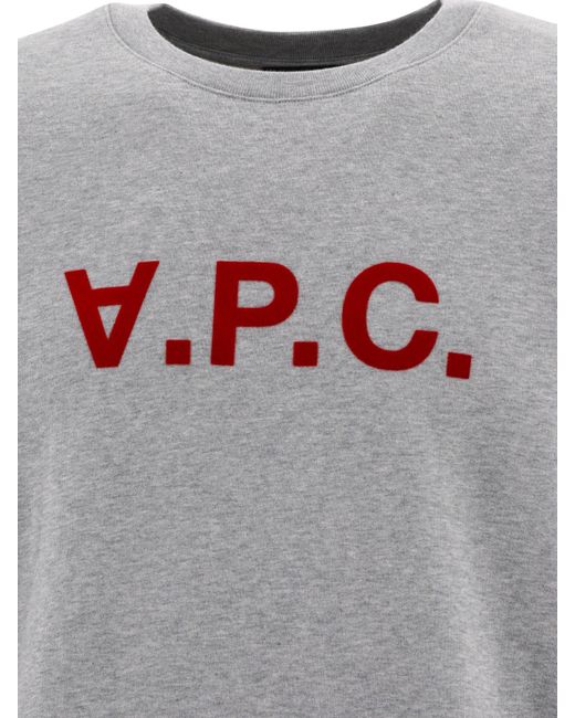 A.P.C. Gray "vpc" Sweatshirt for men