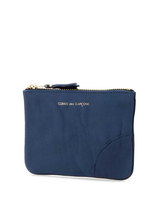 Comme des Garçons Blue Comme Des Garcons Leather Pouch for men