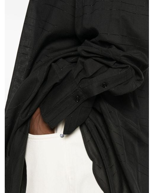 Totême  Black Cotton Blend Shirt